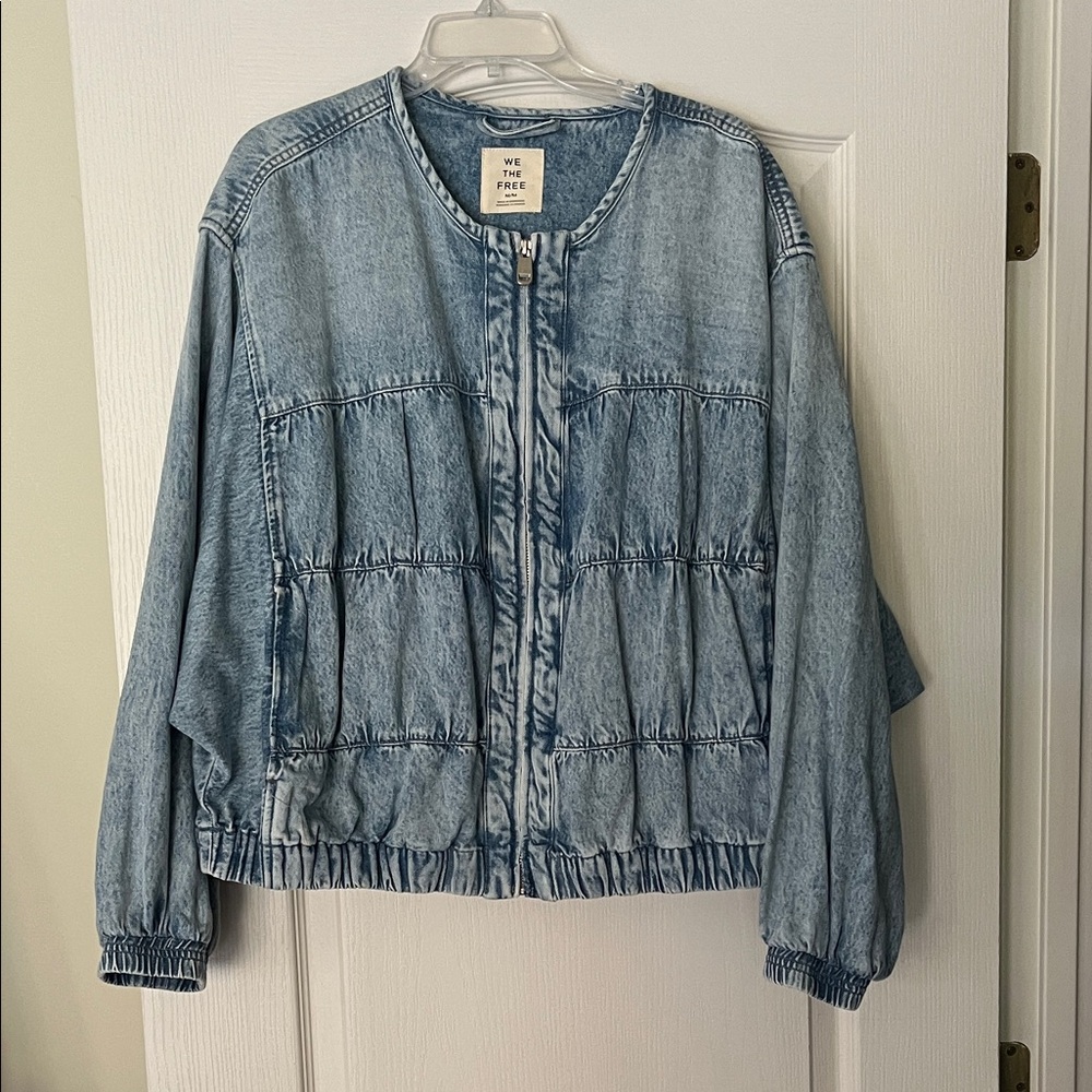 We The Free Sky Blue Jean Jacket